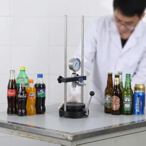 CO2 Ratio Tester for Beer and Soft Drinks Equipment for Measuring Carbon Dioxide Content in Canned and Bottled Beverages