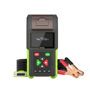 Car Diagnostic Tool for Cars & Motorcycles BT500 20-2000CCA Auto Battery Analyzer Alternator Starter Tester with Thermal Printer