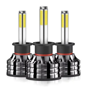 Car LED Headlights Four Sided 360 Degree Illumination 12V 40W 8000 Lumens 6500K Color Temperature Universal