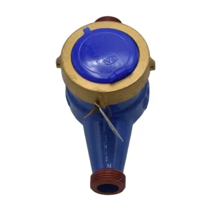 Cast Iron Multi Jet Mechanical Water Meter 15mm Clear Reading Dial Used for Residential Monthly Water Consumption Billing