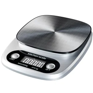 Cedar space Electronic Kitchen Scale High Precision Gram Scale for Coffee Baking Food Measuring Battery Powered Household Use