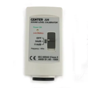 Center326 Sound Level Meter Output Frequency 1000Hz 2% Relative Humidity 50%
