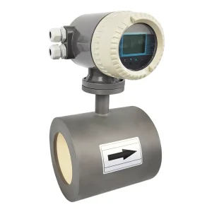 Ceramic Lined 2 Inch Magnetic inductive Water Flow Meter Chemical RS485 OEM IP65 Flanged Connection DC24V/AC220V