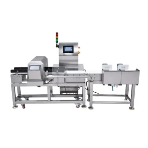 Chaoqiang CQ 210 910k Industrial Conveyor Metal Detector and Checkweigher Weight Checker with Rejector