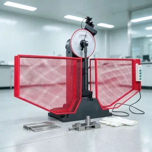 Charpy Impact Test Equipment 10 105 5mm Standard Specimen Metal Pendulum Impact Resistance Tester