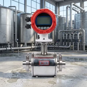 Chemical Resistant Flow Meter Tri Clamp Flowmeter
