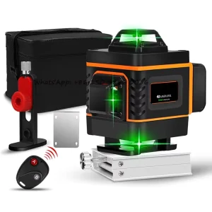 China Construction 16 Line Red Bright Beam Self Laser Level Portable Mini Leveling Rotary Green Cross Infrared Level