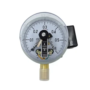 Chinese Hongqi Diaphragm Electrical Contact Pressure Gauges Model YX-100 0-60 MPa High Accuracy Complete Specifications