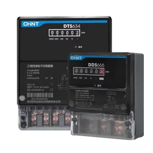 Chint DTS634 Three-phase Four-wire Mutual Inductance Ammeter 380V CHINT DDS666 Kunlun Model Electric Energy Meter
