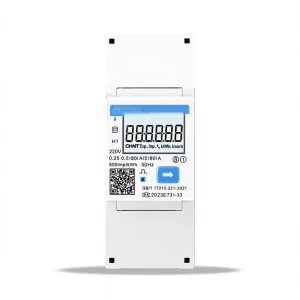 Chint Single-phase Rail-type Electronic Meter DDSU666 RS485 Communication Fire Meter Household Small