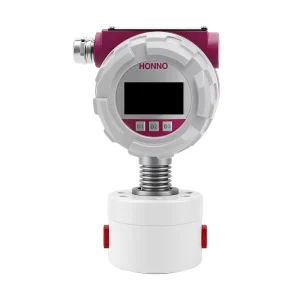 Circular Gear Flow Meter Ss316l Dn15 Wireless Rs232 Viscous Liquid Water Monitoring Flange Thread Mount Digital Display Sensor
