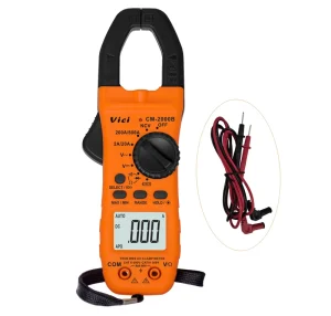 Clamp Detecting True RMS AC Current AC DC Voltage Mini Digital Clamp Meter