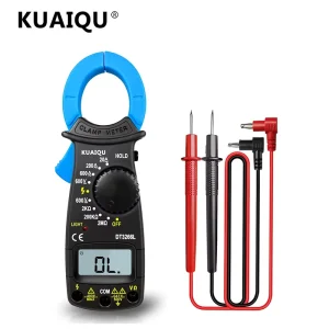 Clamp Meter DT3266L 600A AC Current Tester with Live Wire Indicator Data Hold for Electrical Maintenance