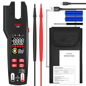 Clamp Meter U6 Ammeter U Type Infrared Temperature Multimeter AC/DC 600A