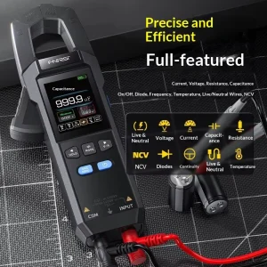Clamp Multimeter DMC100 High Precision Anti burn Digital Ammeter Smart Electrician Special Universal Meter for Water