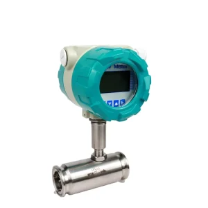 Clamp-On Connection Digital Pulse Output High Accuracy 0.5% Stainless Steel Turbine Flowmeter Sensor Liquid Water 4-20mA RS485