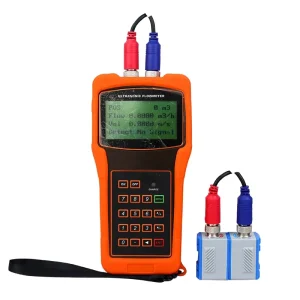 Clamp on Handheld Ultrasonic Water Flow Meter TUF-2000H Clip Type OEM Battery Powered LCD Display