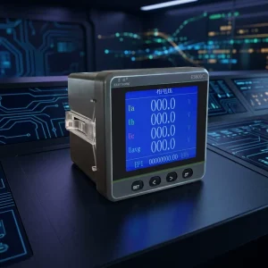 Class 0.2S High Accuracy 3 Phase Multifunctional Energy Meter ES600C S Digital Power Meter with Color LCD Display and RS485