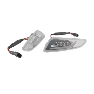 Clear Lens LED Front Turn Signal Light Indicators for Vespa Scooter Sprint 150