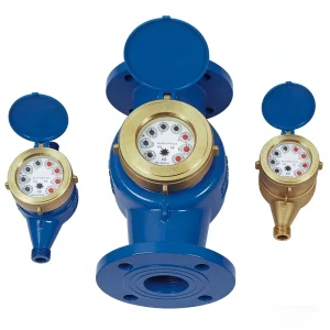 Cold Water Meter Cast Iron Brass Body DN15 DN100 Threaded Flange Connection Household Water Measurement Model