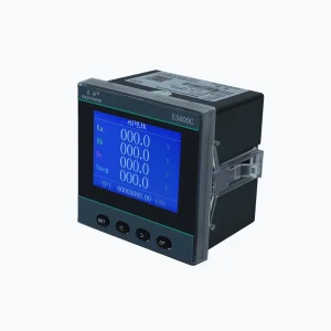 Color Screen High precision Three phase Electric Energy Meter ES600C with 0.2S Accuracy 1 Channel 100M High speed Ethernet