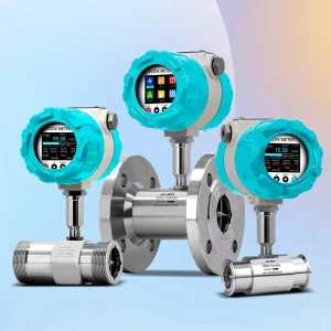 Color Screen Turbine Flow Meter Digital Display High Precision Liquid Flow Meter for Water Oil Chemicals Industrial