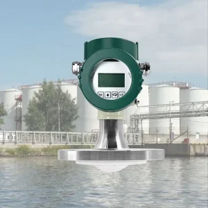 Compact 76 81GHz Radar Level Sensor IP68 Protection 0.1% Accuracy for Small Level Measuring Instrument