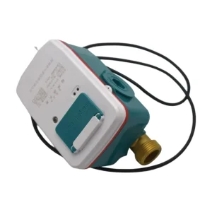 Compact Brass NB IoT Ultrasonic Smart Meter Integrated Electric Valve Easy Installation for Narrow Domestic Pipe Space
