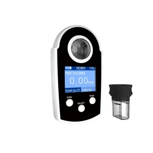 Compact Chlorine Detector Handheld Analyzer Free Residual Total Aquaculture Spa Safety Dustproof