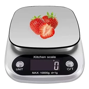 Compact Digital Kitchen Scale with TARE Function Battery Included