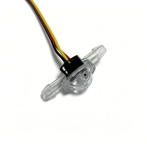 Compact Easy Install Hall Effect Liquid Flow Sensor 0.06~1L/min PC Housing Coffee Machine Home Appliance Built-in Use Pulse