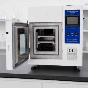 Compact Lab Equipment benchtop temperature and humidity chamber stackable design electronic component cycling test