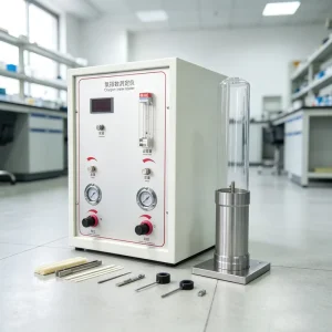 Compact Oxygen Index Analyzer 330*250*530mm Cabinet for Rubber Film Wood Flammability Inspection