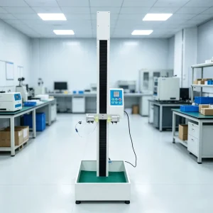 Compact Vertical Drop Tester With Buffer Base Tray Reduce Secondary Sample Bounce Interference