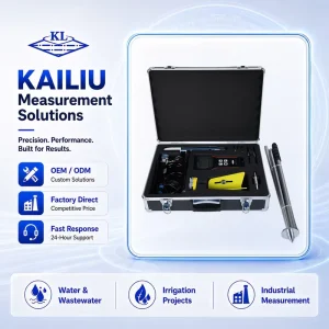 Complete Portable Water Current Meter Kit with Flow Velocity Sensor and Wading Rod for Hydrology Testing