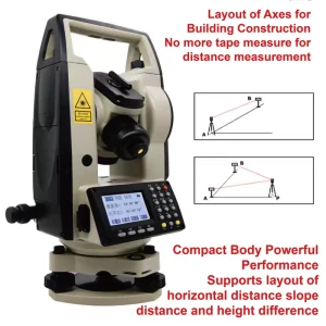 Complete Set NT-023 Laser Ranging Theodolite 30x Magnification for Urban Surveying Railway and Tunnel Construction