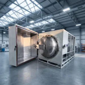 Compliant Concrete Curing Chamber with Precise Temperature and Humidity Control for Material Testing Labs