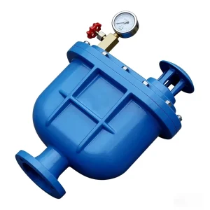 Compound Type Water Exhaust Valve DN40-DN200 with Pressure Gauge for Pipe-mounted Automatic Intake and Exhaust