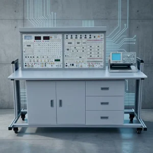 Comprehensive Metal Electronics Training System University STEM Education Physics Lab Equipment Analog/Digital Technology