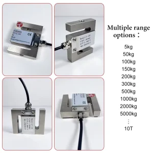 Compression Type S Type Alloy Steel Load Cell with 200kg-10T Capacity for Weighing Scale and Testing Machine