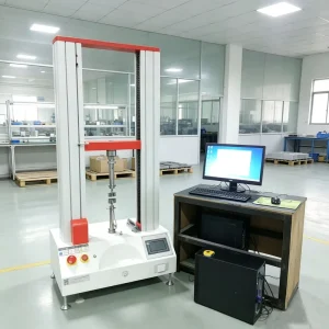 Computer Display Dual Arm Tensile Strength Tester 0-500mm/min Speed Rubber Plastic Peel Adhesion Test Bench