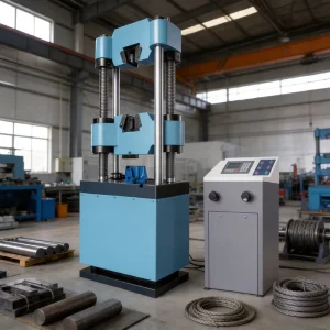 Computerized Electro Hydraulic Universal Testing Machine 1000kN Tensile Compression Bending Test Machine With Hydraulic Grips