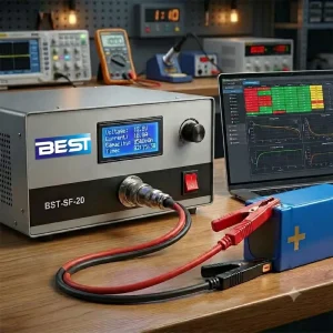 Connect PC Made in China 20A 99V Lithium-ion and Lead-acid Battery Pack Charge and Discharge Capacity Tester