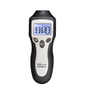 Contact Non Contact Digital Tachometer with LCD Display Speed Measuring Instrument for Distance Detection
