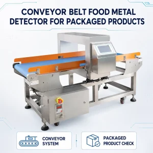 Conveyor Belt Food Metal Detector for Packaged Products