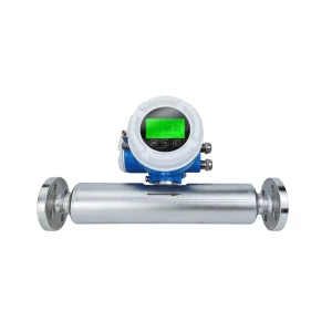 Corrosion Resistant Stainless Steel Straight Tube Coriolis Flow Meter for Water Oil in Continuous Fine Chemical Process Control