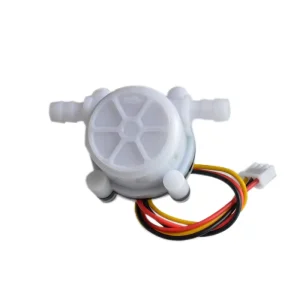 Counter White Flow Meter Water Flow Sensor YF S401 Connected to 6mm Hose Water Purifier Hall Sensor YF S401