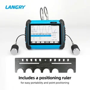 Crack Detection System 2-in-1 Crack Width Depth Meter NDT Tester for Concrete Structures 0.01mm Accuracy