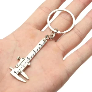 Creative Vernier Caliper Keychain Tool 50mm Measurement