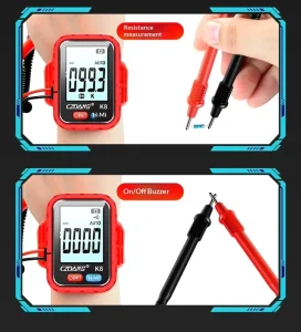 Cross border High precision Digital Display Voltmeter Portable Smart Multimeter Wrist Universal Meter Factory Produce Directly